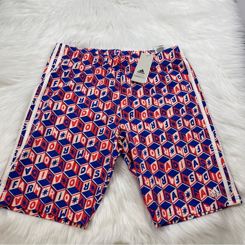 Farm Rio x Adidas Bike shorts NWT Women’s Size 3X